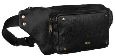 Leather Hip Bag with Pockets - Peterson