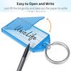 10-50pcs Colorful Plastic Keychain Key Tags Label With Split Ring For Diy Numbered Name Baggage Tag Id Label Name Tags