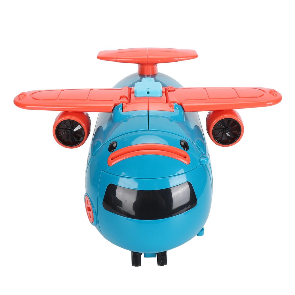 Transform Airplane 3 in 1 Steering Wheel Driving Simulation Money Bank Cartoon Electric Track