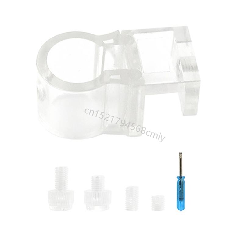 Aquariums -Pipe Plastic Fixture for Fix Inflow/Outflow-Tube Clamp Plastic Water Pipe Clip Water Exchanger Hose 6XDE