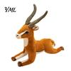 Skin Friendly Polyester Fiber Doll Plush Tibetan Antelope Doll, Posable Stuffed Toy, Cute Toy Cuddly Animal, Collectible Gift for Kids Home