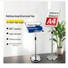 LNGA Stainless Steel Standing Sign Display Stand CN Plug (adapter Included)