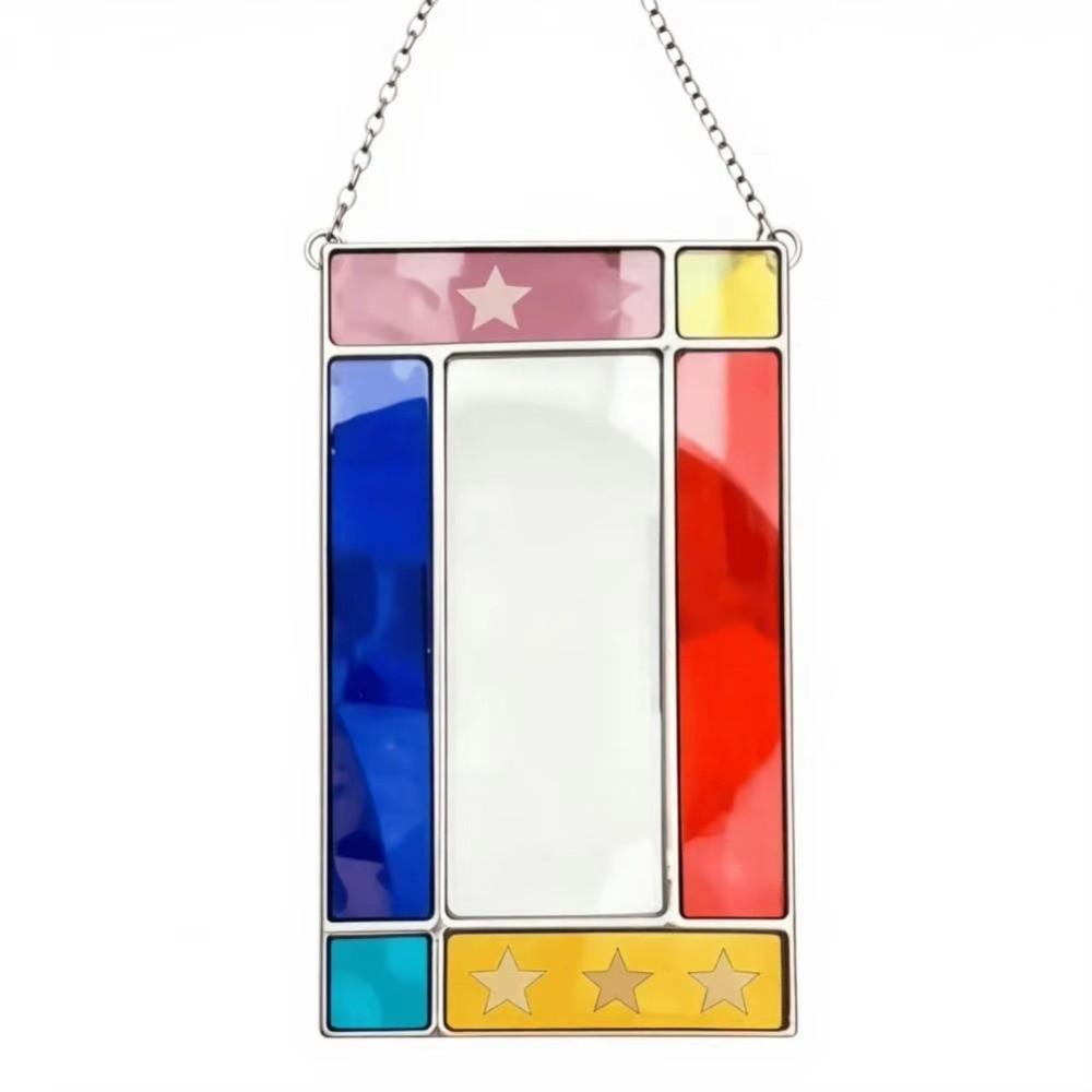Rectangular Photo Frame Suncatcher Acrylic Window Suncatcher Wall Hanging Decor