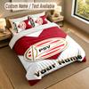 Bedding Set 1 Duvet Cover 2 Pillowcases PSV Eindhoven FC Print Soft Bed Linen Bedroom Decor