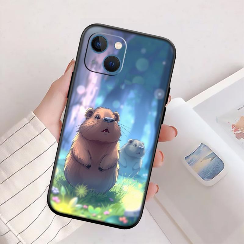 

Cute Capybara Art New High-End Shell Phone Case for iPhone SE X XS XR 16E 17 11 Pro Max 8 7 6 6s Plus Air iPhone 6s Plus