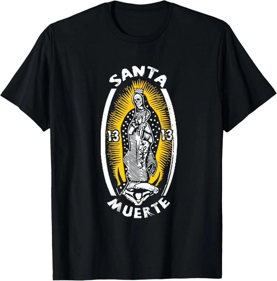 NEW LIMITED Mexico La Santa Muerte 1313 Skeleton Woman Mexican T-Shirt 3XL