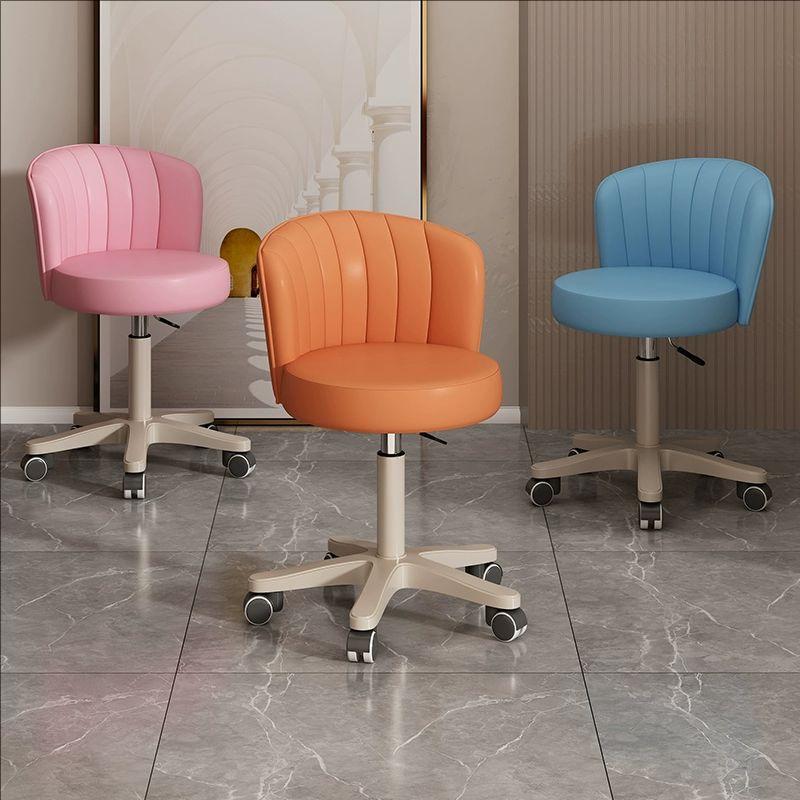 Adjustable Children's Study & Makeup Swivel Chair with Backrest for Desk