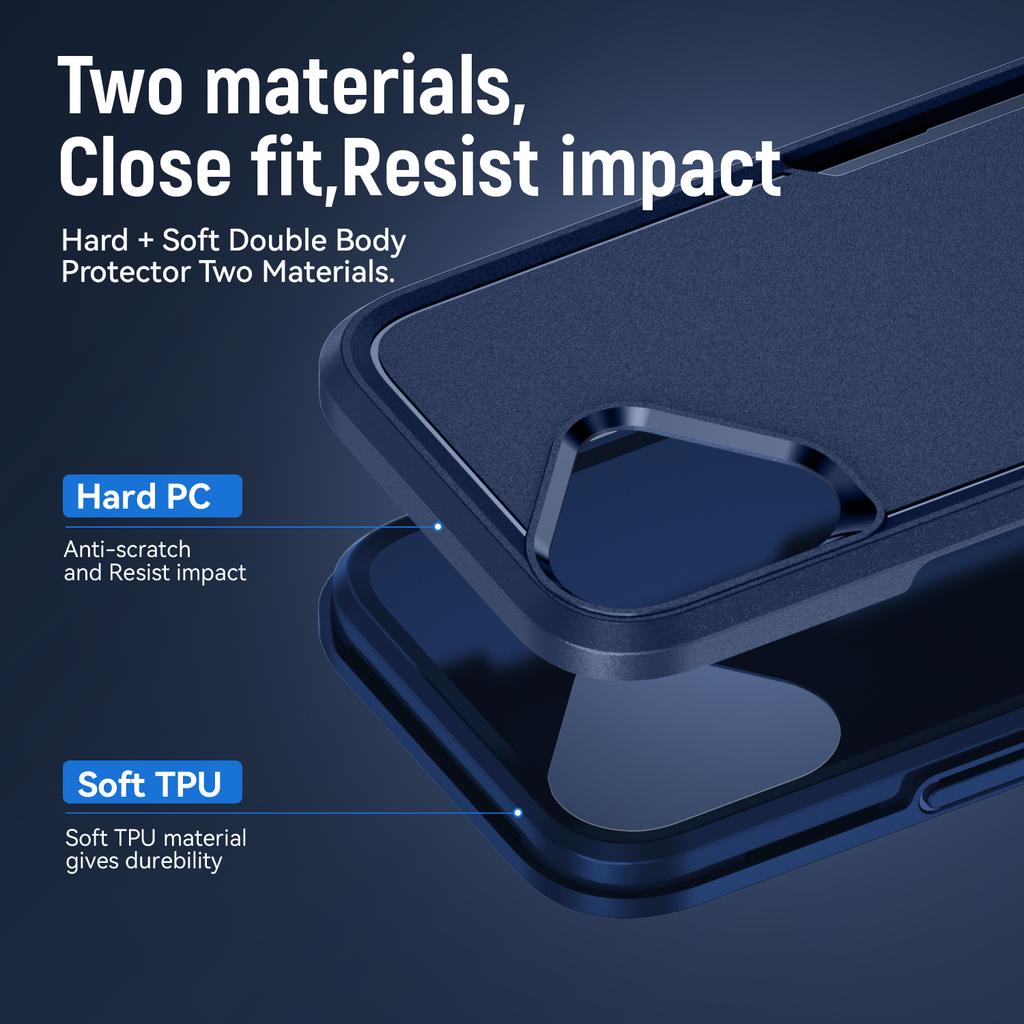 Military Grade Shockproof Armor Case for Iphone 17 Pro Max 17 Air 16 16e 15 14 Plus 12 13 Iphone17 Iphone16 Cell Phone Cases