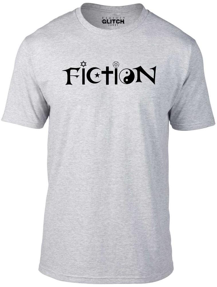 

Fiction Mens T-Shirt - Funny Religion God Cool Present Gift Satire fun pun 4XL