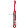 Skater Toothbrush, for Preschoolers, Ages 3-5, 14cm, Soft, Pack of 3, Tomica 23, TB5ST-A