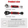 8 In 1 Torque Wrench Universal Ratchet Spline Multifunctional Wrench 360 Degree Bolts Sleeve Hand Tool for Car Socket Wrench Set