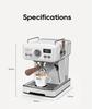 HiBREW H10 Plus Espresso Coffee Machine, 20Bar Semi-Automatic Coffee Maker, Fast Heating, Temperature Control, Steam Frother for Cappuccino Latte