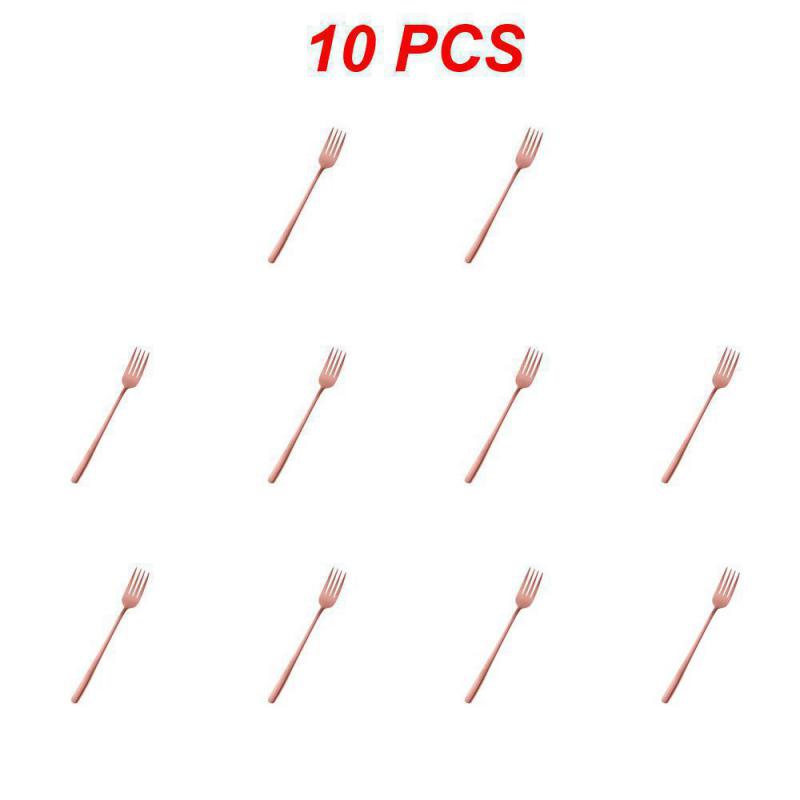 10/30/50PCS Main Fork Beautiful Fashion Not Easy To Break Stainless Steel Kitchenware Fork Easy To Clean Multipurpose 22.6g