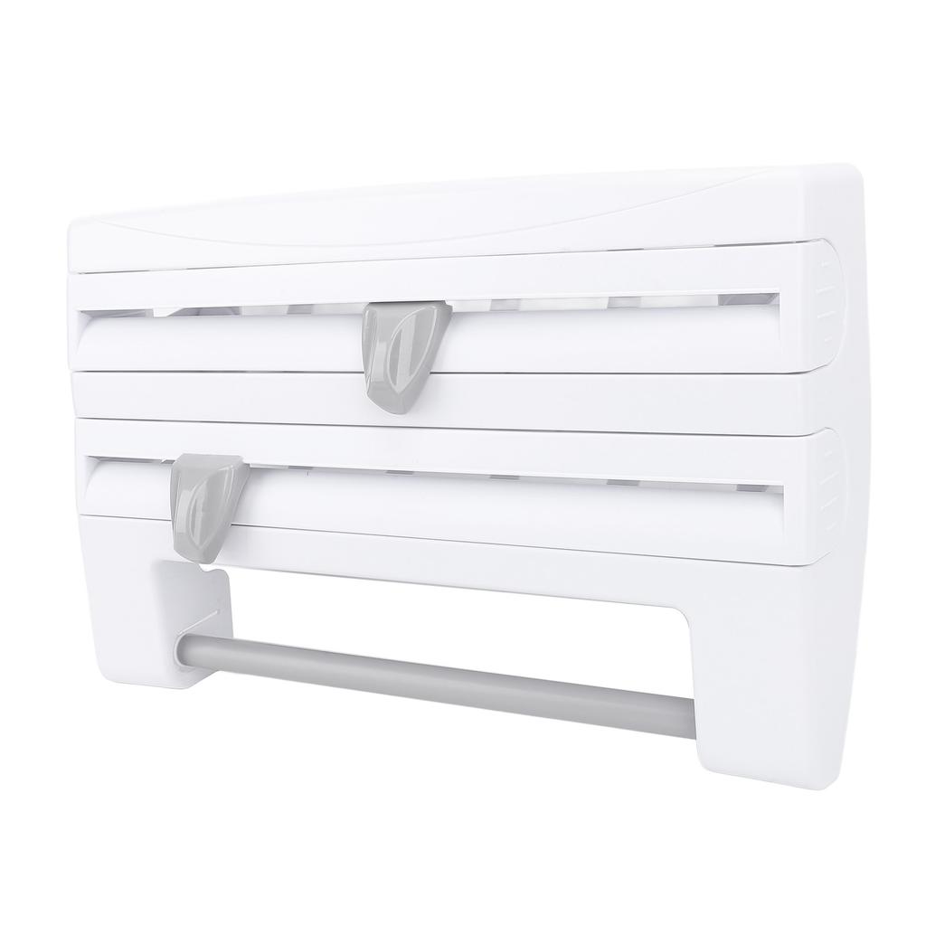 Kitchen Wrap Dispenser Wall Mounted Easy To Install Multipurpose Foil Dispenser for Home Use