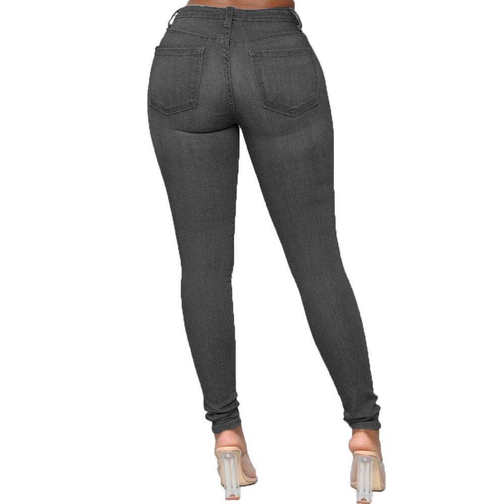 High Pop Skinny Jeans Pencil Jeans