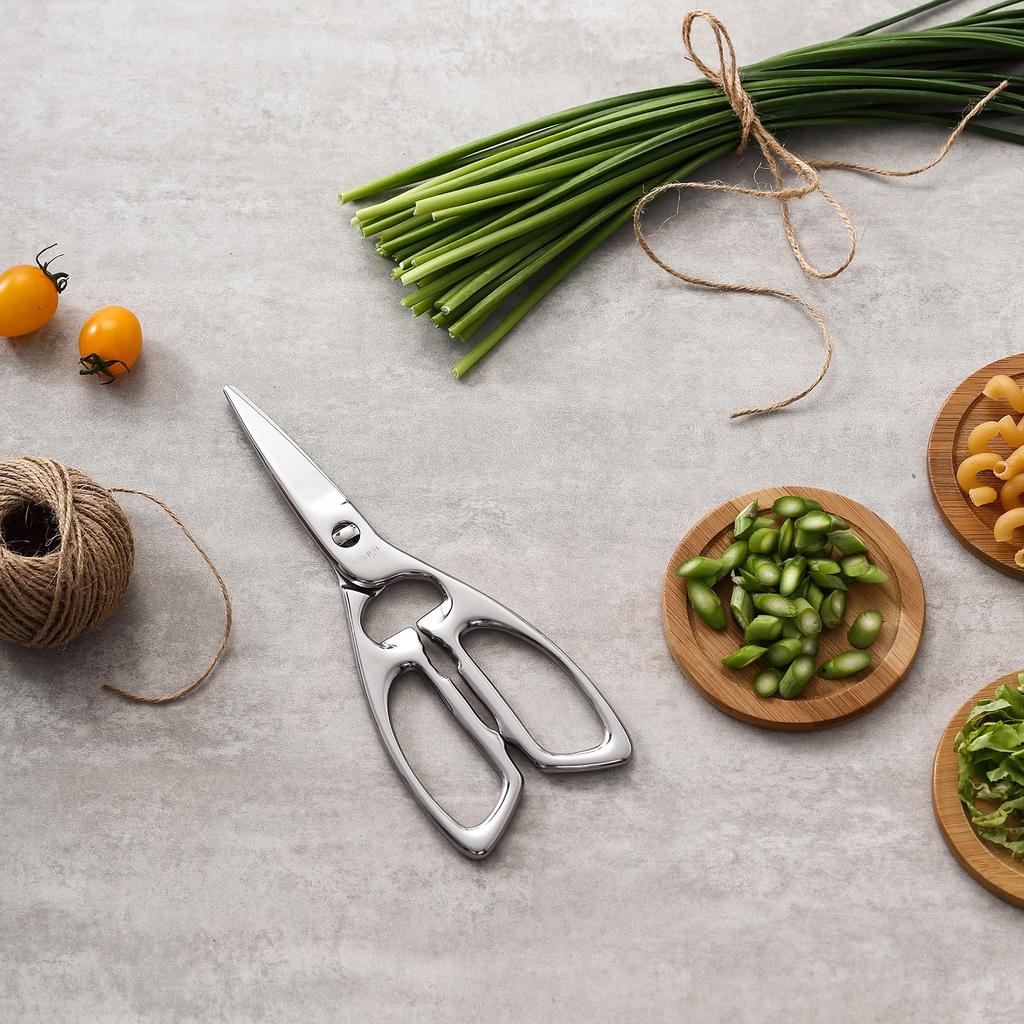 Foarfece de Bucătărie LIVINGO Heavy Duty Forjate Lame Ascuțite Separate Multifuncționale Oțel Inoxidabil Lavabile în Mașina de Spălat Vase Foarfece Ciuperci Pasăre Alimente Carne