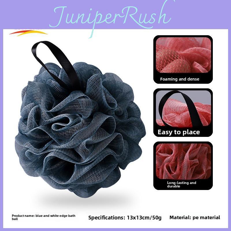 Bath Flower Ball Loofah With Hanging Loop For Daily Shower Cleaning