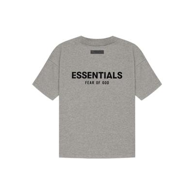Essentials Short Sleeve Logo Tee SS22 Men Tops Dark-Oatmeal FOG-SS22-556