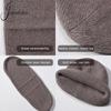 Jxwatcher Merino Wool Skull Luxury Wool Knitted Beanie Winter Bennie Caps Women Soft 100% Pure Wool Beanie Hats with Custom logo