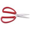 Durable Red Dressmaking Sewing Embroidery Scissors for Cut Cloth Stainless Steel Fine Point Precision Craft Household Scissors