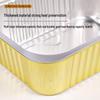 Zhishi Thickened Sealable Gold Aluminum Foil BBQ Container