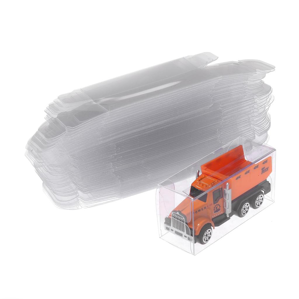 Pureseek Tomica Mini Car Case, 60-Piece Set, Tomica Handle Driver, Mini Car Case, Mini Car Collection Case