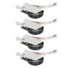 4Pcs Sliding Door Pulley Cam System Stainless Steel Mute Strong Bearing Hardware 40mm Diameter