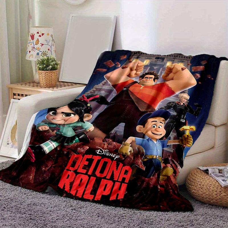 1pc, Unwrap Joy with Ralph's Cozy Home Decor: A Perfect Gift, Soft Flannel Blanket for Bedroom, Living Room, Travel, Camping