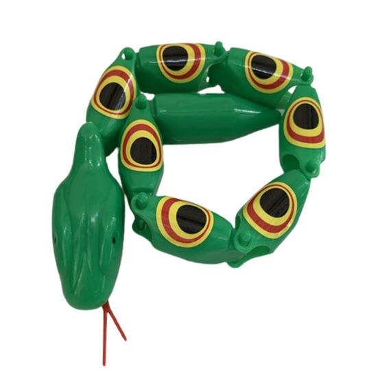 Twisted Jointed Snake Nostalgic Lightweight Plastic Funny Joint Snake Prank Toy for Fun
