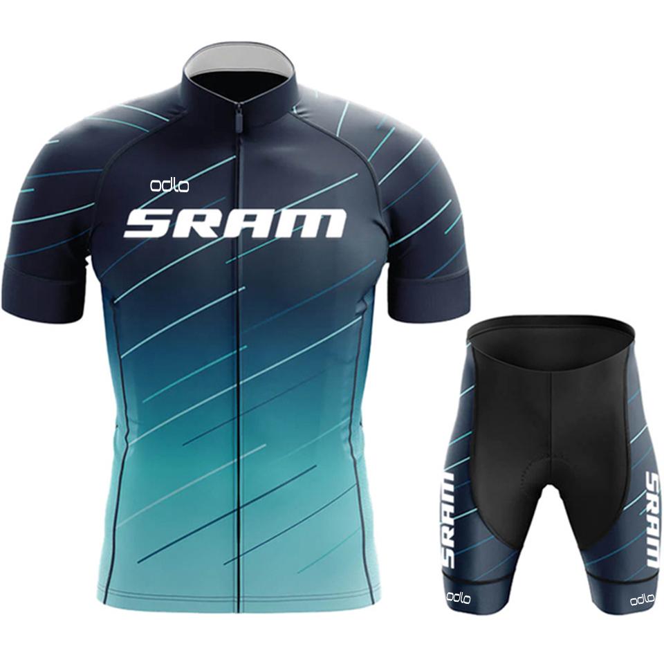 2026 SRAM Cyklistický dres Sada Letní cyklistické oblečení MTB oblečení na kolo Uniforma Maillot Ropa Ciclismo Pánský cyklistický oblek na kolo
