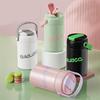 Detachable Straw Insulated Mugs Handheld Flower Tea Cup Practical Thermos  Girls