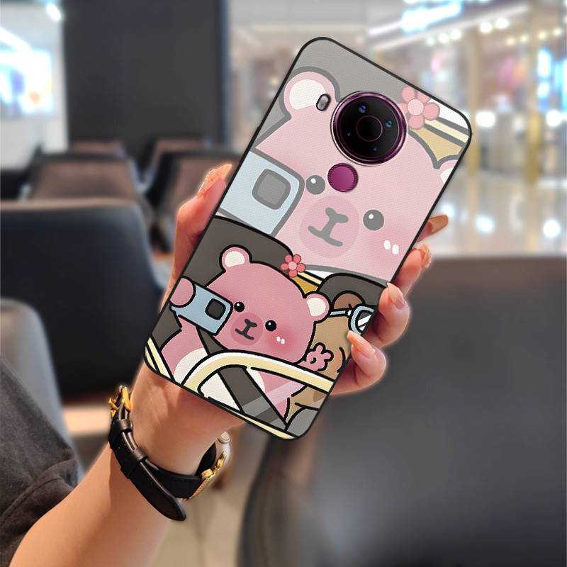 Shockproof Couple Phone Case For Nokia 5.4 Durable Phone Pouch Dirt-resistant Protective Anti-knock TPU Graffiti Cute