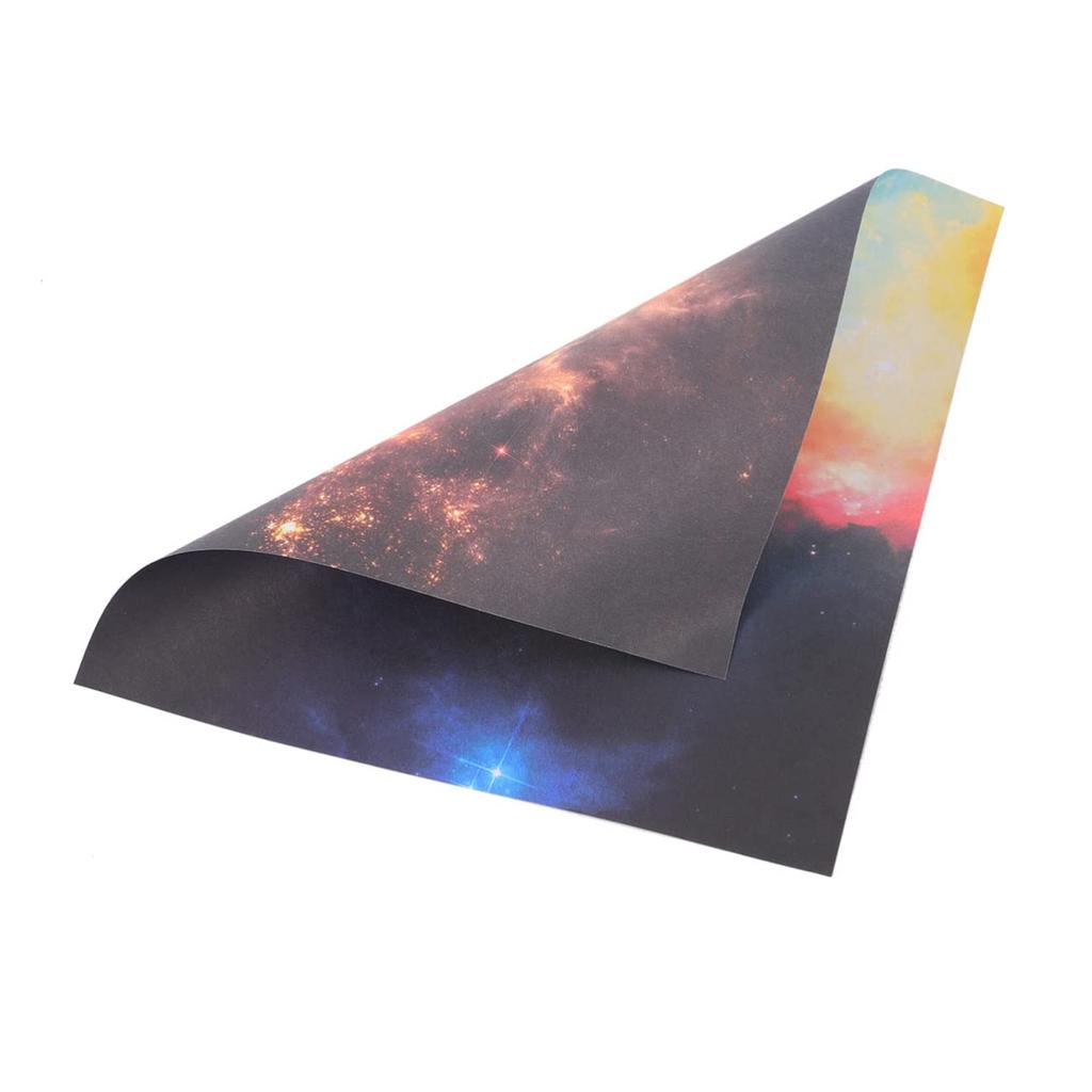 NOLITOY Set of Origami Starry Stylish Large Japanese Large Washi Night Paper Thousand Gift 100-Sheet Paper Watercolor, Sky, Space, Glitter, 15cm,