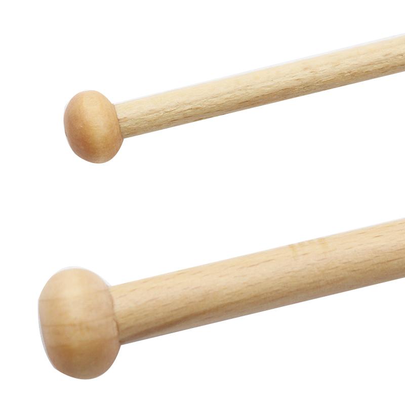 1PC Weaving Tool DIY Sweaters Scarves Tapestries Knitting Shuttle Rods Single Ended Solid Beech Wool Thread Hook Tools