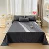 High Quality Single Piece Bed Sheet Washed Cotton Flat Sheet for Student Home Bedroom Twin Full Queen King (Pillowcase Can Order