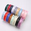 2.5cm Sheer Satin Ribbon "Best Wishes" for Birthday Fresh Flowers