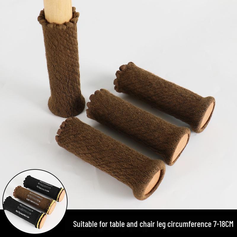 Thickened Non-Slip Chair and Table Leg Covers - Wear-Resistant, Silent Foot Pads for Tables and Chairs