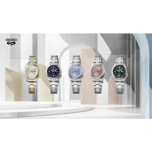 Seiko Five Sports SKX (28 mm) Dámské automatické hodinky, Stříbrné, SRRA003