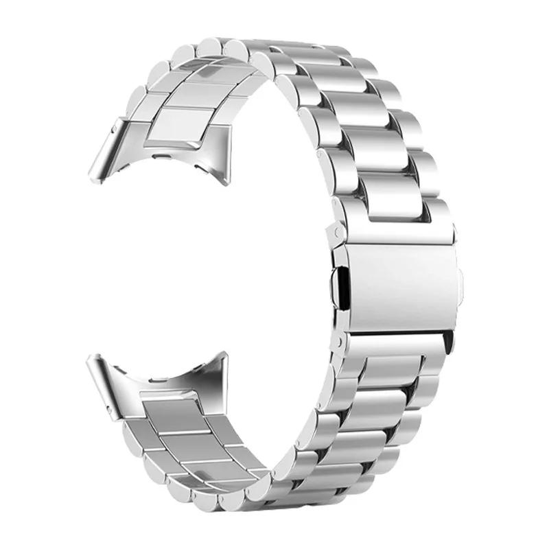 

Stainless steel band for Google Pixel Watch 3 41mm 1/2 strap metal watchband for GOOGLE PIXEL 1 2 pixel smart watch accessories for Pixel watch 3 41 срібний