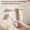 Wall-Mounted Toothpaste Squeezer Space-Saving Toothpaste Tube Holder Tubular Paste Dispenser for Saving Toothpaste Facial Cleanser Creams Paint