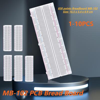 10-1PCS Prototype PCB Solderless Breadboard Solderless Breadboard Protoboard Circuit PCB DIY Kit 200 Hole Develop PCB Test Board