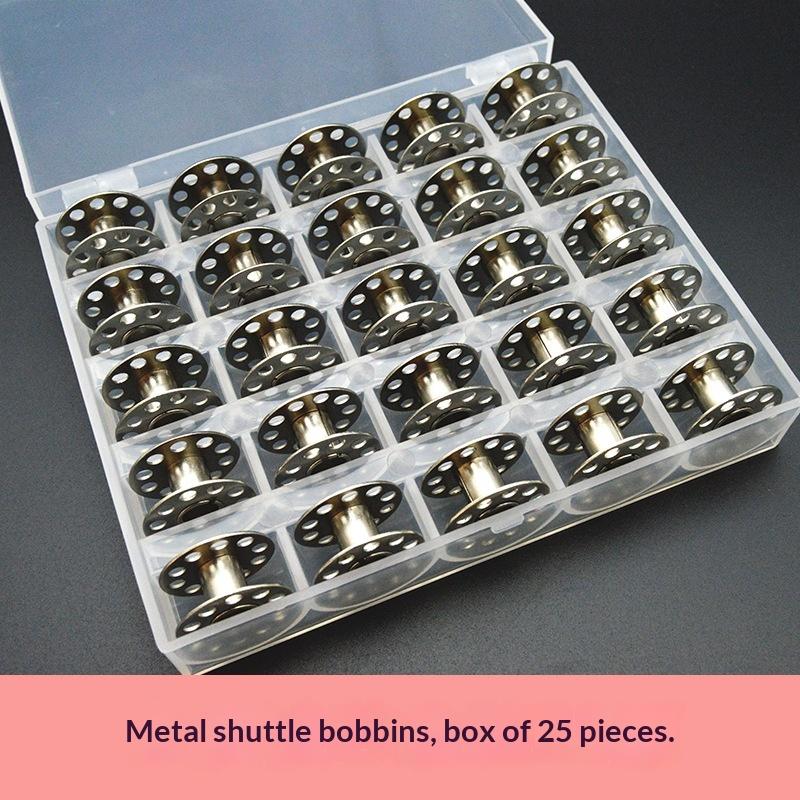 

25Pcs Sewing Machine Bobbins Spools With Box For Home Hand Machine Sewing Craft Supplies A1