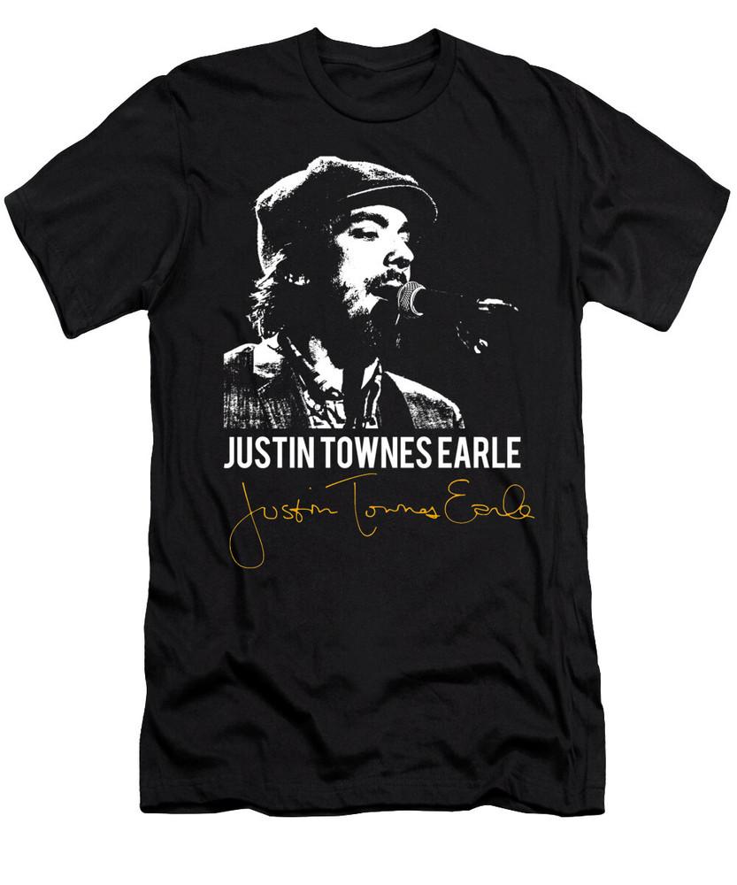 Justin Townes Earle signature T shirt S-5XL Cotton S-5XL Unisex T-Shirt XXXXL