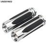 Motorrad Handgriffe 1'' Soft Touch Komfort Griff Grip CNC Für Harley Touring Softail Dyna Elektronische Drossel Griff Bar