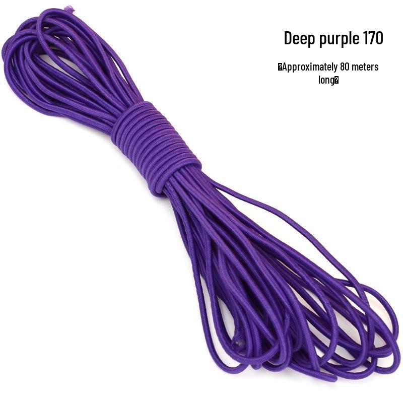 Children's Colored Round Elastic Jump Rope || High Elastic Cord for Clothing and Pants