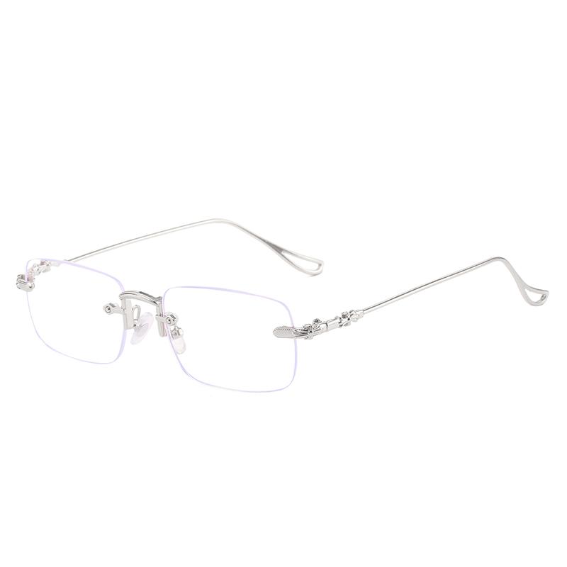 X208 Metal Rectangle Frame Presbyopia Minus 250 Supplier Glasses Women Corrective Eyeglasses Flexible Reading Glass +100