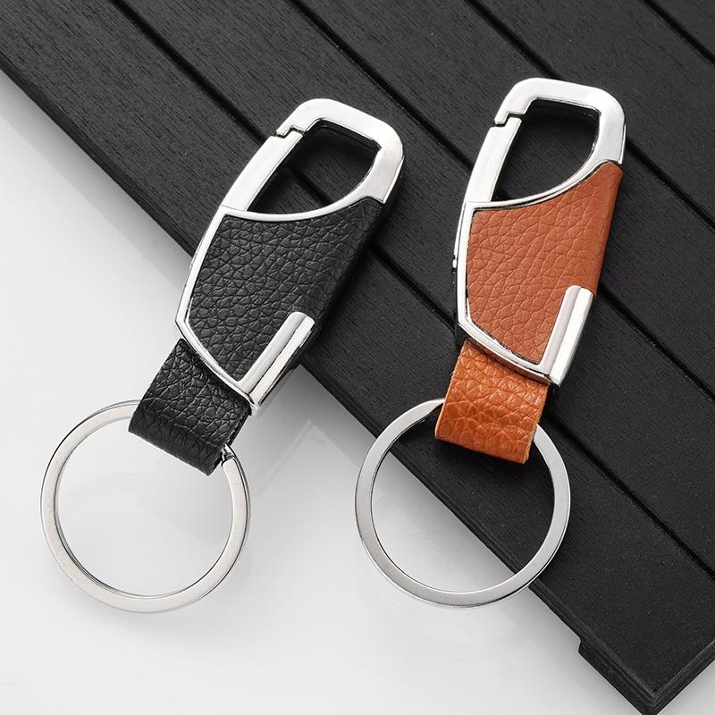 High-Quality Leather Metal Keychains Scratch Resistant For Hanging Car And Motorcycle Keys Many Durable And Beautiful Designs