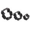 3 PCS 1.2 Inch / 2 Inch / 2.8 Inch Flower Shaped Cutter Hollow Punching Tool  For DIY Leather Craft