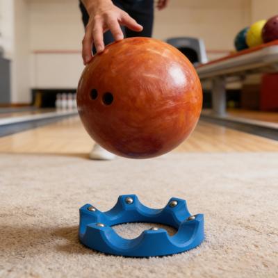 Bowling Ball Spinner Holder 360 Degrees Smooth Rotating Bowling Ball Cup Display Stand with Bearing Universal Bowling Accessories