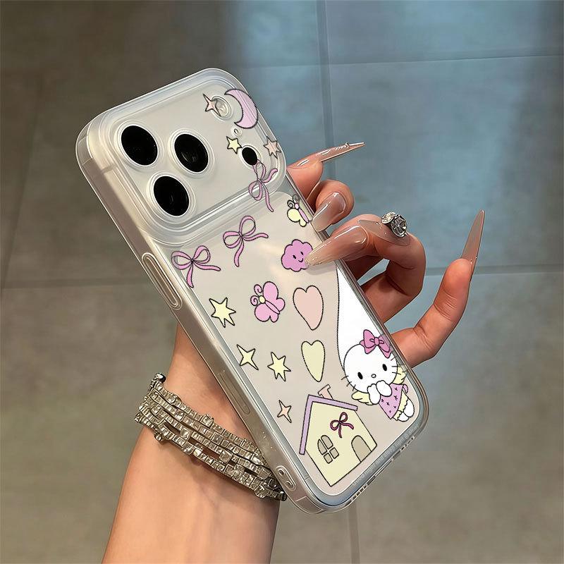 

Vibrant Apple 17 Pro Max Cartoon Case: Soft, Drop-Proof with Integrated Camera Button Apple 14 Pro Max
